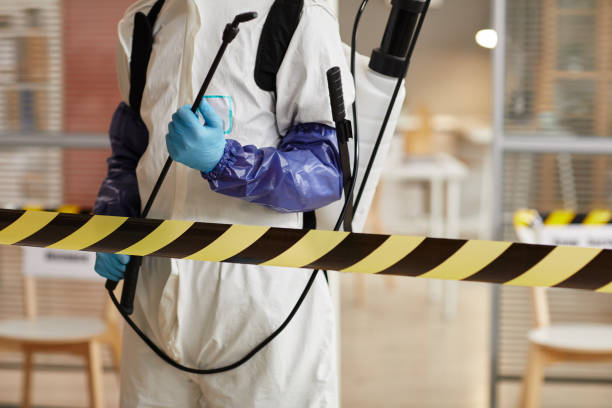 Professional Crime Scene Cleanup technician working in Shepherd, MI